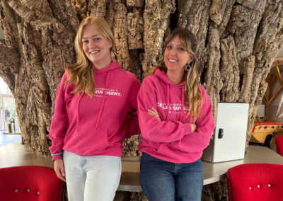 Alison Payne et Célisiane Rosius en animation de Hackathon